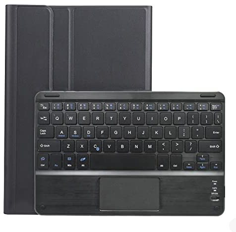 BlinkCat Funda Teclado con Panel táctilpara para Samsung Galaxy Tab A 10.1 Pulgadas 2016 ((Model: SM-T580 SM-T585), Carcasa Estuche con Magnético Teclado Bluetooth Inalámbrico - Negro