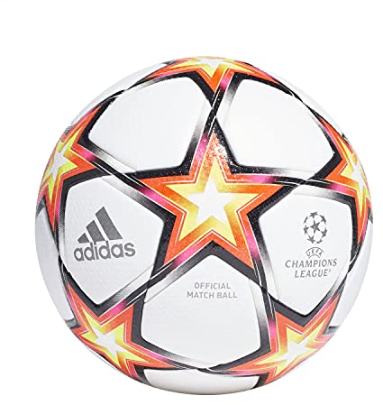 adidas GU0214 UCL Pro PS Ball, Unisex, Weiß/Rot/Amasol/Schwarz (Mehrfarbig), 38