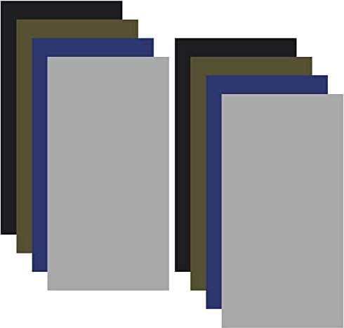 Vesaneae 8 STK Repair Patch Selbstklebender, 20 x 10cm Reparatur Aufkleber Nylon Flicken Selbstklebend, Applikation Selbstklebend, Reparaturflicken Wasserdicht für Daunenjacken, Zelte, Markisen