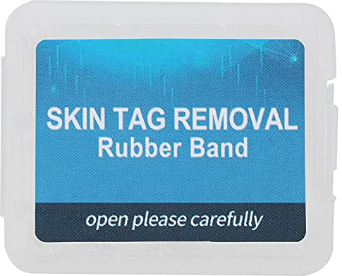 30Pcs Skin Tag Removal Rubber Bands, Safe Micro Band Non Toxic Mole Wart Skin Care Tools, Facial Care Micro Strip Skin Care Tools for Body Face