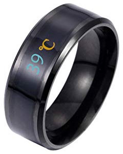 Dkings Ring Herren Damen Temperatur Ringe Freundschaftsring Lifestyle Ring Stimmungsring Men Fashion Schmuck