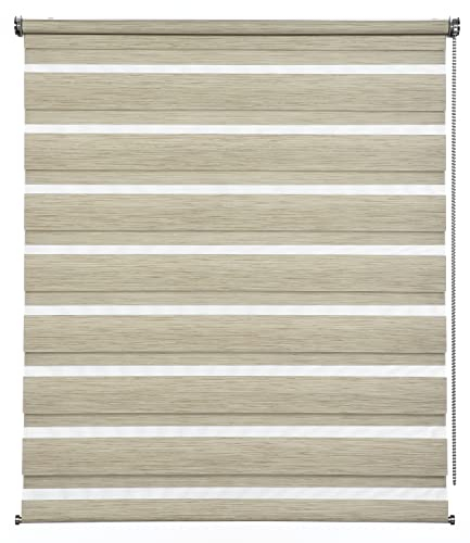 Gardinia Doppelrollo de Luxe Cappuccino-Melange 120 x 180