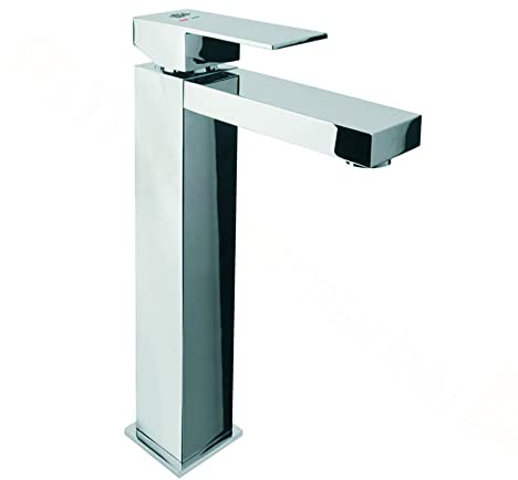 Kerbad Design Waschtischarmatur ARKTIC, Wasserhahn eckig, Einhandmischer, Mischbatterie, Chrom