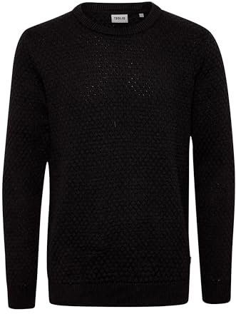 !Solid SDClive Herren Strickpullover, L, True Black (194008)