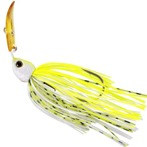 Westin Gummijig zum Spinnfischen auf Barsche, Zander & Hechte 9g BladeBite Tungsten Bladed Jig, Farbe:Yellow Spark