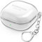 BEAUDOM Transparent Hülle für Samsung Galaxy Buds FE, Galaxy Buds 2 Pro, Galaxy Buds Pro, Galaxy Buds 2, Galaxy Buds Live [Front-LED Sichtbar] [Mit Karabiner] Schutzhülle und Case (Klar)