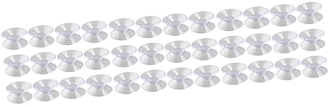 Cabilock 36 Stk Saugnapf Zur Kabelbefestigung Kabelhalter Für Kabel Kabelhalter Für Schnüre Fenster-saugnapf-clips Lichterketten-saugnäpfe Usb-kabelhalter Weihnachten Kabeldraht Kieselgel