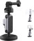PGYTECH CapLock Magnétique Support pour DJI OSMO Action 5 Pro/4/3/Pocket 3, pour Gopro 13/12/11/10, Action Caméra pour Insta360 Ace Pro 2/X5/X4/One RS/R/X3, Double rotule avec 1/4- 20 Fils