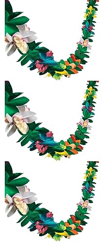 jojofuny 3 STK Papierhandtücher Buntes Papierbanner Blumenbanner Aus Papier Gewebeblumenbanner Blumengirlande Aus Gewebe Anlage Decke