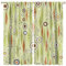 JESTRONRY Mid Century Vorhänge, Vintage 1950er Jahre, modernes Retro-Atommuster, Verdunkelungsstange, Fenstervorhänge für Wohnzimmer, Schlafzimmer, Küche, Badezimmer, Heimdekoration, 106,7 x 114,3 cm