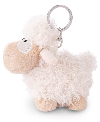 NICI Schlüsselanhänger Schaf weiß 9cm