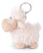 NICI Schlüsselanhänger Schaf weiß 9cm
