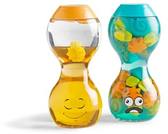 Learning Resources Express Your Feelings Bouteilles sensorielles, Bouleversé et Calme, Jouet émotionnel et sensoriel, Anti-Stress, Apprentissage Social et émotionnel, dès 3 Ans