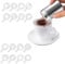 Chocolate Shaker Stainless Steel Duster Dredges Cans Coffee Sprinkles Powder Set Cocoa Cinnamon Powder Can with 16 Coffee Molds Stencils for Kitchen Baking Cooking Cappuccino Coffee Latte Coffee