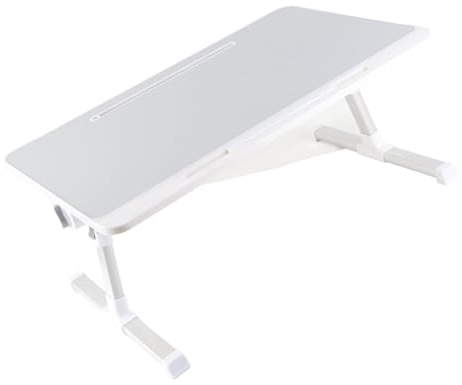 Mesa de Cama para Computadora Portátil, Escritorio para Computadora Portátil Simple y Elegante para Estudiar (Grey)