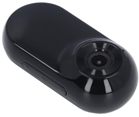 HEEPDD HD 1080P-Hunde-Tracker-Kamera, Katzenhalsband-Kamera, Sport-Action-Kamera mit Videoaufzeichnungen, Mini-Körperkamera für den Innen- und Außenbereich, Kabelloses Halsband, (Black)
