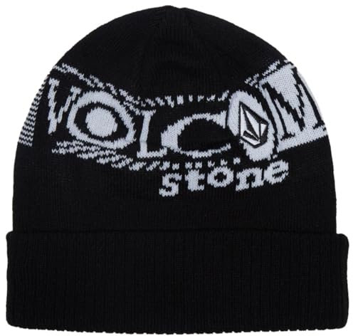 Volcom Herren Lib Stone Legacy Beanie-Mütze, Schwarz, Einheitsgröße