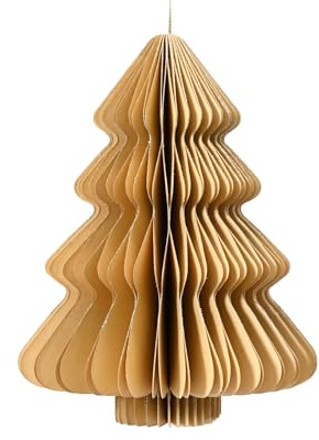 Decoris Baum Papier Sand 8cm