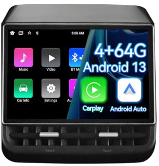 Osemall 8,66 Zoll-Display auf der Rückseite, kompatibel mit Tesla Model 3 19–23 & Y19–24, Android 13, unterstützt HD-Filme, 4 + 64 G, 8-Kern, unterstützt Sitzverstellung und hintere Klimaanlage