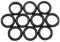 O-Ringe 2mm Schnurstärke NBR 70 1-20mm Innendurchmesser Dichtungsringe (5, 8x2)