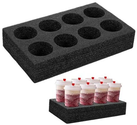 JECOMPRIS Portavasos Para Bebidas Portavasos Para Café Herramienta Para Llevar Bandeja Para Llevar Té Negro 8 Tazas