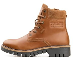 camel active Damen Schnürstiefel mit Profilsohle