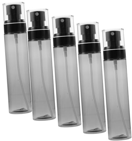 Ipetboom 5 Pack 100ml Fine Spray Sunscreen Bottle Trigger Spray Perfume Dispenser Leakproof Mini Compact Travel Size