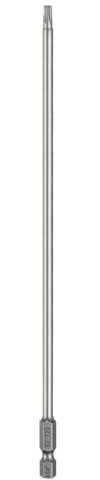 sourcing map T20 Torx Head Screwdriver Bit 1/4 Hex Shank 8 (200mm) Long Magnetic No Hole Tip Tamper Proof 6 Point Star Screw Driver Drill Bits S2 Steel Industrial Power Screwdrivers