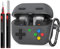 Delidigi Funda Galaxy Buds3 Pro y Galaxy Buds 3 (2024) Silicona Diseño Clásico Consola Juegos Mano Botón 3D para Samsung Galaxy Buds3 Pro con Kit Limpieza & Mosquetón