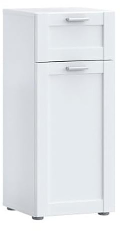 Generisch Unterschrank - B 35 cm - 1 Tür - 1 Schublade - Weiß matt