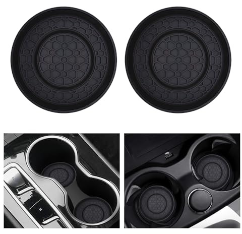 TYREEDE 2PCS Car Cup Coaster, for Renault Symbioz 2024-2025 Drink Holder Coaster Gadget Auto Insert Anti Slip Vehicle Interior Accessories,C