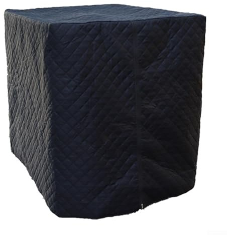 Volakebeing Tragetasche aus Baumwolle, 210D Oxford-Stoff mit zusätzlicher Baumwolle, wasserdicht, UV-beständig, passend für 120 x 100 x 116 cm, Schwarz / Silber, für den Garten (schwarz)