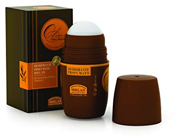 Helan, Olmo Deodorant für Herren, Roll-On, sanft und natürlich für die Haut des Körpers und der Achselhöhlen, blockiert Schweiß und hinterlässt frisch und duftend, 50 ml - Made in Italy, 1