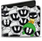 Buckle-Down Herren Bifold Wallet Marvin The Martian Reisezubehr-Bi-Fold-Brieftasche, Mehrfarbig, 10.1 cm x 8.89 cm