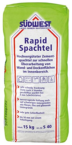 Rapid Spachtel, Universalspachtel/Innenspachtel von Südwest, 15 KG