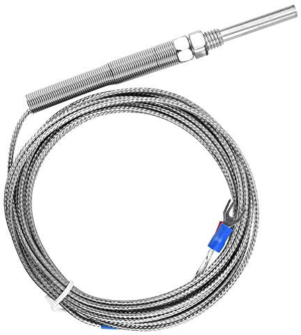 Thermoelement M8-Gewinde, Fühlertemperatursensor 30mm, Draht 5M für Industrieautomatisierung, Laborequipment, HVAC, Küche