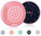 Jessup Pinselreiniger Mat Silikon Make-up Pinsel-Reinigung Matte mit Schwamm Make-up Pinsel Lidschattenpinsel Augenpinsel Puderpinsel Waschwerkzeug (Rosa) A005