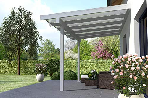 Rexin REXOclassic Aluminium Terrassenüberdachung 5m x 3m (Weiß)
