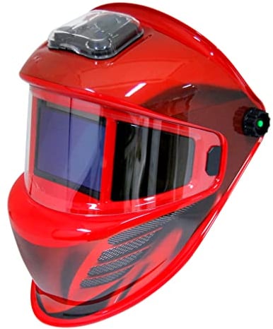 Cevik PRO - CE-PE903XL - Careta Soldar Automatica Profesional - Auto Oscurecimiento Variable DIN5/9 y DIN9/13 - Máscara Soldar con Área de Visión de 101x68cm - Pantalla Para Soldadura MMA/TIG/MIG