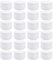 ZENFUN Lot de 24 boîtes à bougies blanches de 170,1 g avec couvercles pour la fabrication de bougies, pots de bougies en vrac, récipients en vrac pour la fabrication de bougies, arts et artisanat,