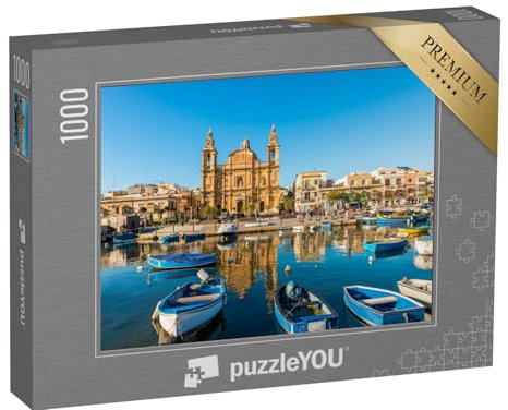 puzzleYOU: Puzzle 1000 Teile „Sliema auf Malta“ – aus der Puzzle-Kollektion Weitere Europa-Motive