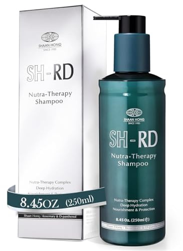 SH-RD Nährendes Shampoo für geschädigtes & trockenes Haar | Tiefenreparatur & Schutz gegen Haarbruch | Haarshampoo für die Pflege nach Dauerwelle | mit Protein, Aminosäuren, Rosmarin - 250ml