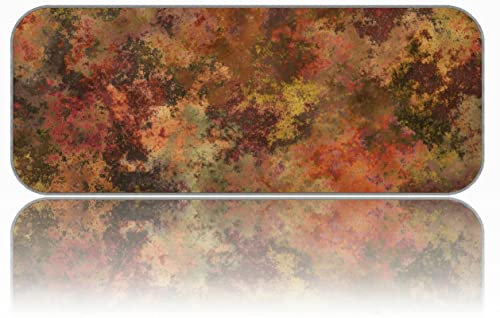 YENDOSTEEN XXL Gaming Mouse Pad,Surface Multicolored Rust Office Mouse Pad