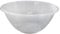 ANGIX 15cm - 6pk Clear Plastic Kitchen Mixing Bowls, Serving Bowl, Lightweight, Easy to Clean, Multipurpose Mixing Bowl for Fruit, Vegetable, Salad - White