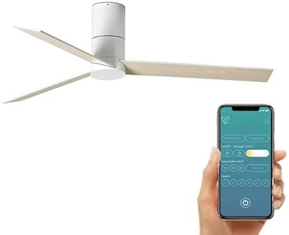 ventyly HYBRID Deckenventilator weiß/Esche IOT