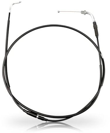nibbi Throttle Cable, Adjustable Motorcycle Throttle Cable 180 CM/71inch for Scooter Dirt Bike Pit Bike Go Karts SSR Yamaha Suzuki Kawasaki Honda Motocross