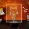 VEELU Nachtlicht Kinder Personalisierte LED Lampe Traumfänger Geschenke Baby mit Name Arcyl Nachtlampe Raumdekoration Geschenk für Mädchen Junge Kinder Geburtstagsgeschenk