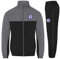 Chelsea FC - Herren Trainingsanzug - Jacke & Hose - Offizielles Merchandise - Grau - farbiges Wappen - L