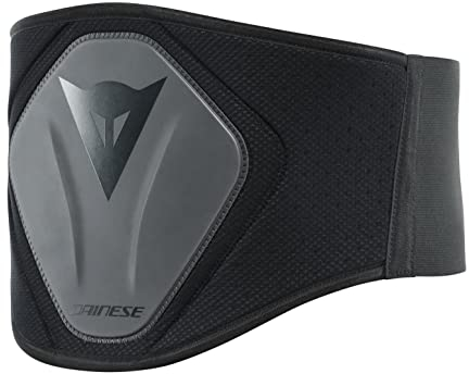 Dainese - Lumbart Belt High, Unisex Motorrad Lendengurt, Lendenwirbelstütze für Erwachsene, Halbsteife Hohe Struktur, Verstellbarer Lendengurt, Komfortabel, Schwarz