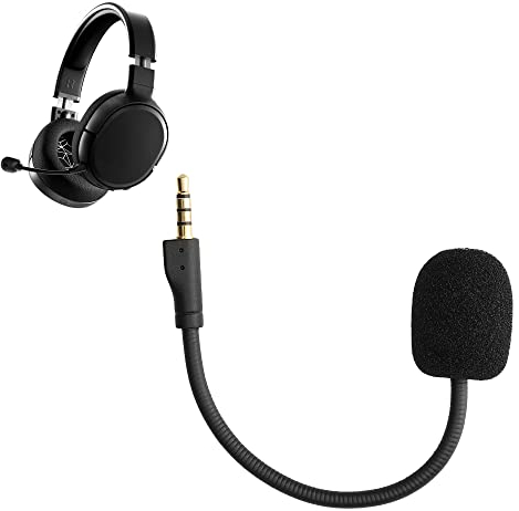 kwmobile Microphone de Remplacement Compatible avec Steelseries Arctis 1 - Micro de Rechange pour Casque Audio Casque Gaming - Noir